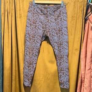 Wild Fable Brown Floral Print Leggings